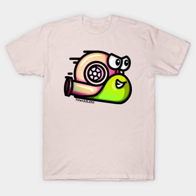 Turbo Snail - Orchid T-Shirt by hoddynoddy